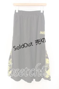 画像1: NieR Clothing / ZIPワイドパンツ F ブラック O-25-12-13-042-PU-PA-OW-OS