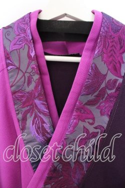 画像3: Qutie Frash / アシメ着物カーデ  パープル O-25-12-13-044-QU-JA-IG-OS