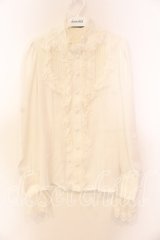 ALICE and the PIRATES / Mon favori champ de fleurs ブラウス  シロ O-25-12-13-050-PA-BL-IG-OS