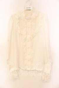 ALICE and the PIRATES / Mon favori champ de fleurs ブラウス  シロ O-25-12-13-050-PA-BL-IG-OS