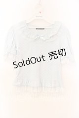 Innocent World / 水玉チュールプルオーバー  サックス O-25-12-13-052-IW-TO-IG-OS