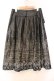 画像3: Jane Marple / お城刺繍スカート Ｍ クロ×シルバー O-25-12-13-055-JM-SK-IG-OS (3)