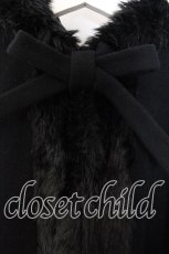 画像2: metamorphose / くまみみマント  クロ O-25-12-13-056-ME-CO-IG-ZTC054 (2)