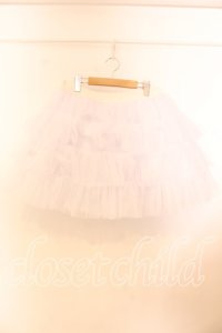 AND ROMEO / 超ボリュームパニエ  ホワイト O-25-12-13-058-LO-SK-IG-OS