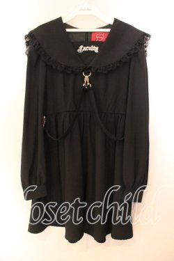 画像1: Jamieエーエヌケー / ハーネスセーラーワンピース  クロ O-25-12-13-059-0-OP-IG-OS