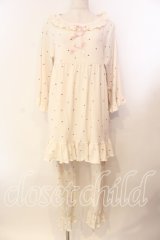m petit by misako / 花がらルームウェア  クリーム O-25-12-13-060-LO-TO-IG-OS