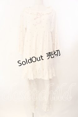 画像1: m petit by misako / 花がらルームウェア  クリーム O-25-12-13-060-LO-TO-IG-ZT353