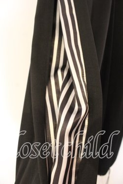 画像2: BPN / サテンストライプ切り替えパンツ  ブラック O-25-12-13-063-GO-PA-IG-OS