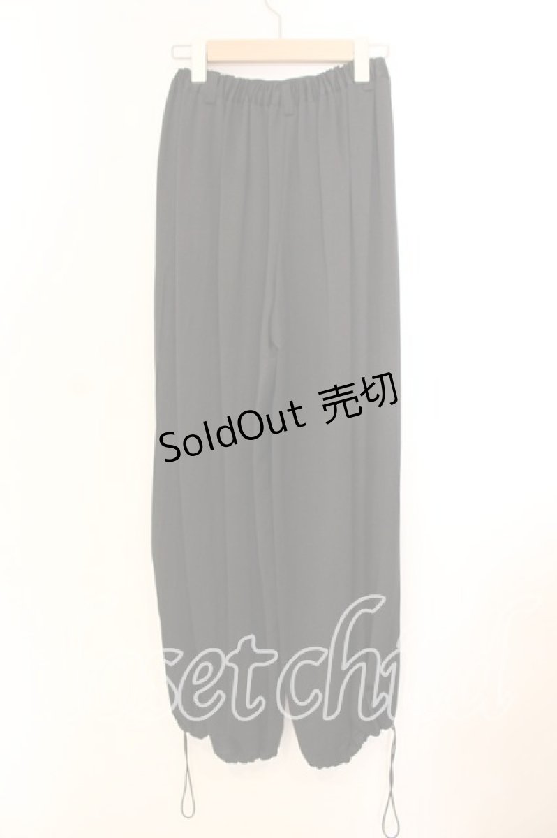 画像3: BPN / サテンストライプ切り替えパンツ  ブラック O-25-12-13-063-GO-PA-IG-OS (3)