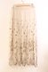 画像2: axes femme / チュールカラー刺繍スカート  アイボリー O-25-12-13-064-AX-SK-IG-OS (2)
