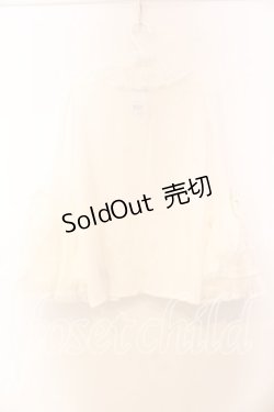 画像4: axes femme kawaii / 姫袖7分丈ブラウス  シロ O-25-12-13-069-AX-BL-IG-OS