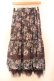 画像3: axes femme / ホーリーローズ柄フリルスカート  Dブラウン系 O-25-12-13-081-AX-SK-IG-OS (3)
