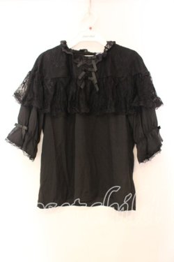 画像1: axes femme kawaii / ブリーズブラウス  クロ O-25-12-13-085-AX-TO-IG-OS