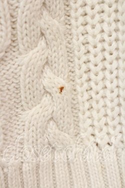 画像2: axes femme POETIQUE / ニットベスト  アイボリー O-25-12-13-088-AX-TO-IG-OS