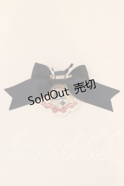 画像3: ALICE and the PIRATES / Chester&Maisyワッペン付きリボンブローチ  ネイビー O-25-12-13-001-PA-AC-IG-ZT169F001