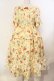 画像1: axes femme kawaii / クラシックベリーワンピース  イエロー O-25-12-13-009-AX-OP-IG-OS (1)
