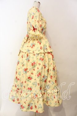 画像3: axes femme kawaii / クラシックベリーワンピース  イエロー O-25-12-13-009-AX-OP-IG-OS