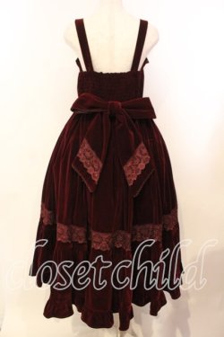 画像4: axes femme kawaii / ベルベットドールジャンスカ  ワイン O-25-12-13-010-AX-OP-IG-OS