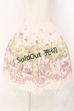 画像1: BABY,THE STARS SHINE BRIGHT / 白雪姫プリントスカート  ピンク O-25-12-13-013-BA-SK-OW-OS