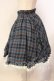 画像3: metamorphose / チェックサーキュラースカート  ブルー O-25-12-13-014-ME-SK-OW-OS (3)