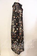 画像3: WONDERFUL WORLD / ローズシフォンチャイナボタンワンピース  クロ O-25-12-13-016-LO-OP-IG-ZT523 (3)