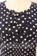 画像2: INGEBORG / ドットノースリーブワンピース  ネイビー O-25-12-13-018-LO-OP-IG-OS (2)