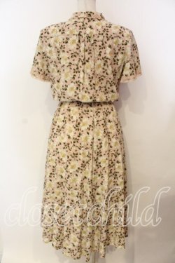 画像3: INGEBORG / スモック刺繍花がらワンピース  ピンク O-25-12-13-019-LO-OP-IG-OS