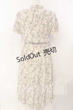 画像3: INGEBORG / スモック刺繍花がらワンピース  ピンク O-25-12-13-019-LO-OP-IG-ZT523