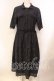 画像1: Jane Marple Dans Le Salon / Table cloth lace shirt dress ドレス Ｍ クロ O-25-12-13-020-JM-OP-IG-OS (1)