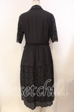 画像4: Jane Marple Dans Le Salon / Table cloth lace shirt dress ドレス Ｍ クロ O-25-12-13-020-JM-OP-IG-OS