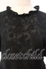 画像2: Jane Marple Dans Le Salon / Tulip lace tiered dress Ｍ クロ O-25-12-13-021-JM-OP-IG-OS (2)