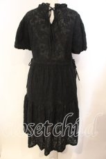 画像4: Jane Marple Dans Le Salon / Tulip lace tiered dress Ｍ クロ O-25-12-13-021-JM-OP-IG-OS (4)