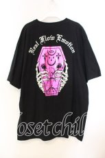 画像1: REFLEM / 箔プリントTEE F ブラック×ピンク O-25-12-13-022-PU-TO-OW-ZT514 (1)