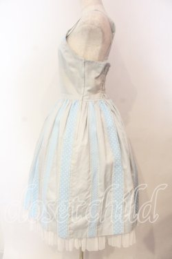 画像3: Innocent World / 水玉リボンジャンパースカート  サックス O-25-12-13-003-IW-OP-IG-OS