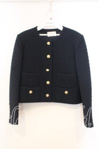 INGEBORG / キルティングノーカーラージャケット  クロ O-25-12-13-025-LO-JA-IG-OS