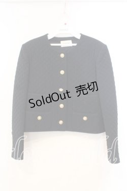 画像1: INGEBORG / キルティングノーカーラージャケット  クロ O-25-12-13-025-LO-JA-IG-ZT524