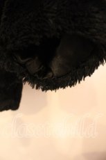 画像2: Ank Rouge / うさみみエコファーコート M クロ O-25-12-13-026-CA-CO-OW-ZY (2)