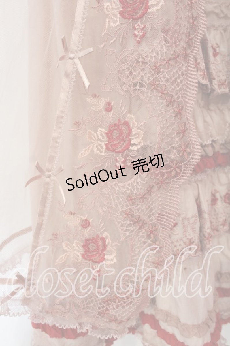 画像2: PINK HOUSE / ロココレース使いスカート  ピンク O-25-12-15-035-LO-SK-OW-OS (2)