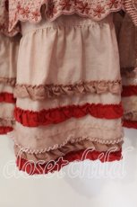 画像4: PINK HOUSE / ロココレース使いスカート  ピンク O-25-12-15-035-LO-SK-OW-OS (4)