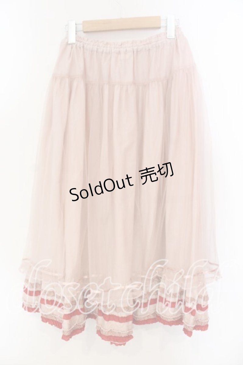 画像5: PINK HOUSE / ロココレース使いスカート  ピンク O-25-12-15-035-LO-SK-OW-OS (5)