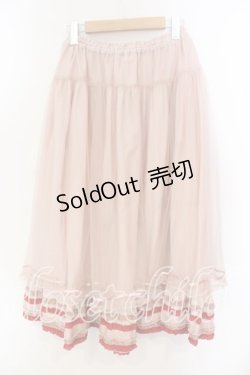 画像5: PINK HOUSE / ロココレース使いスカート  ピンク O-25-12-15-035-LO-SK-OW-OS