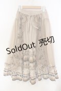 PINK HOUSE / ロココレース使いスカート  ブラウン O-25-12-15-036-LO-SK-OW-OS