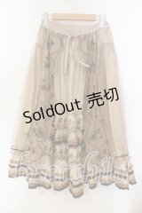PINK HOUSE / ロココレース使いスカート  ブラウン O-25-12-15-036-LO-SK-OW-OS