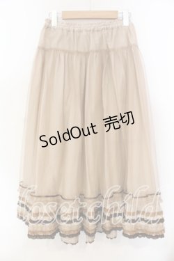 画像5: PINK HOUSE / ロココレース使いスカート  ブラウン O-25-12-15-036-LO-SK-OW-OS