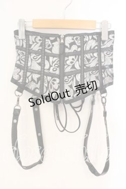 画像1: Qutie Frash / ベルト付きコルセット  シルバー O-25-12-15-037-QU-TO-OW-OS