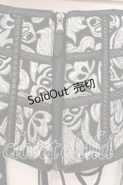 画像2: Qutie Frash / ベルト付きコルセット  シルバー O-25-12-15-037-QU-TO-OW-OS