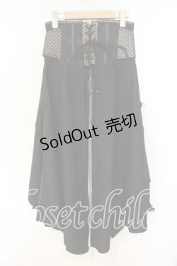 画像4: Qutie Frash / ベルトコルセット  ブラック O-25-12-15-040-QU-TO-OW-ZI