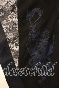 画像3: Qutie Frash / 着物カーデ  ブラック O-25-12-15-041-QU-TO-OW-OS