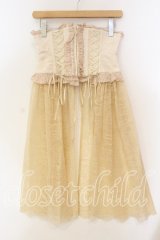 Sheglit / ジャガードレースコルセット M アイボリー O-25-12-15-044-EL-ZA-OW-OS