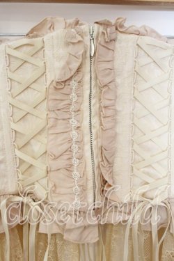 画像2: Sheglit / ジャガードレースコルセット M アイボリー O-25-12-15-044-EL-ZA-OW-OS